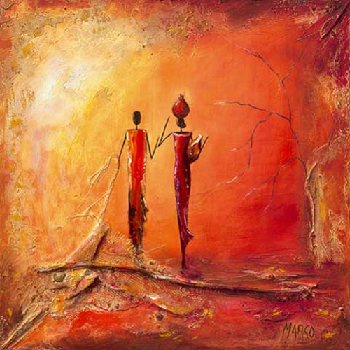 Marso - Kunstdruck - A l´aube