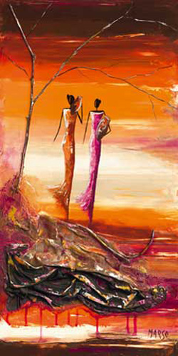 Marso - Kunstdruck - Le chemin