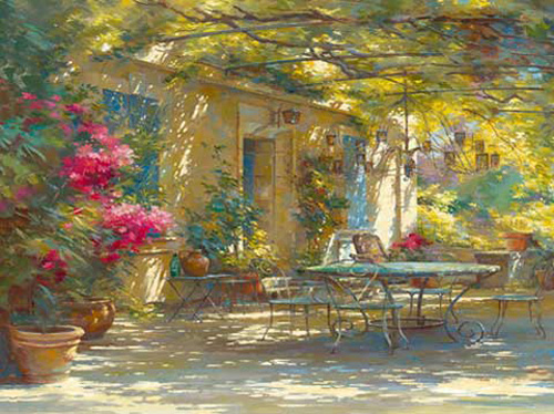 Messely, Johan - Kunstdruck - Ambiance d´été