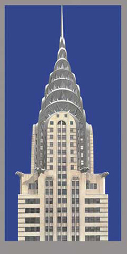 Haas, Richard - Kunstdruck - Chrysler Building