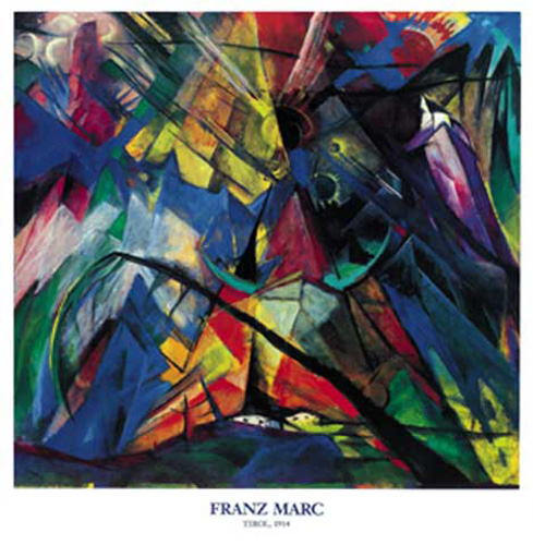 Marc, Franz - Kunstdruck - Tirol, 1914