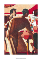 Mattotti, Lorenzo - Kunstdruck - Aperol Bar