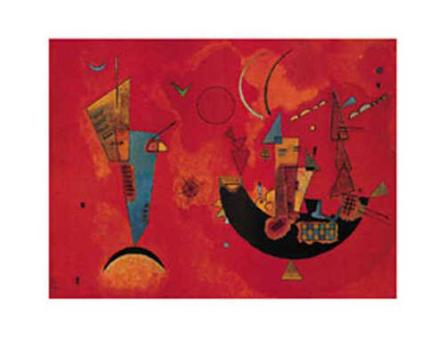 Kandinsky, Wassily - Kunstdruck - Mit und Gegen
