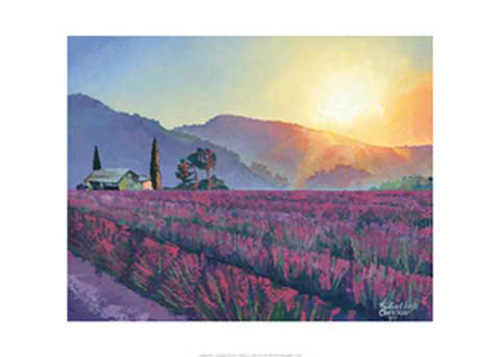 Chekirov, Talantbek - Kunstdruck - Sonnenaufgang Provence