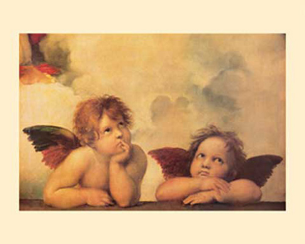 Raffael - Kunstdruck - Madonna Sistina (Detail)