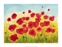 Lind, Werner - Kunstdruck - Leuchtender Mohn