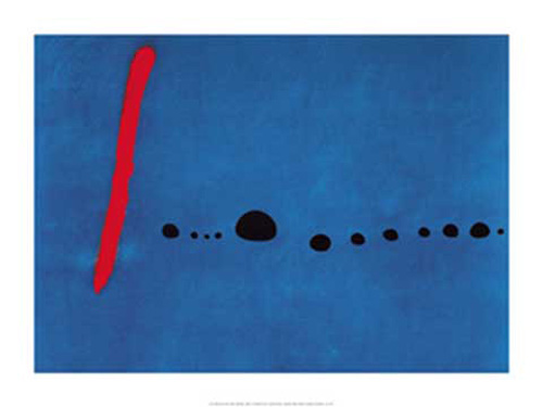 Joan Miro - Kunstdruck - Bleu II