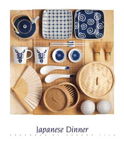 Tilk, Andrea - Kunstdruck - Japanese Dinner
