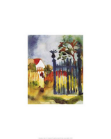 Macke, August - Kunstdruck - Gartentor, 1914