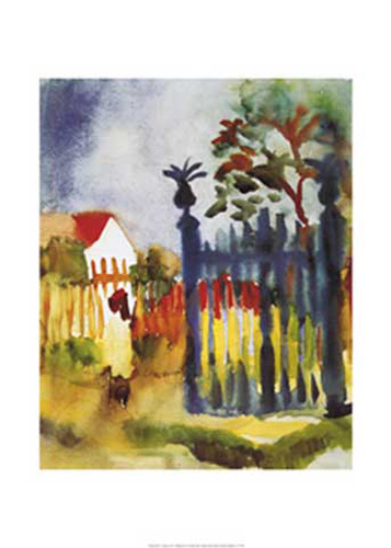 Macke, August - Kunstdruck - Gartentor, 1916
