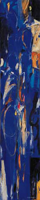 Haslinger, Karin R. - Kunstdruck - Stele Blau, 1994