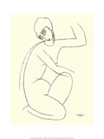 Modigliani, Amedeo - Kunstdruck - Nude Study 1