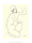 Modigliani, Amedeo - Kunstdruck - Nude Study 1