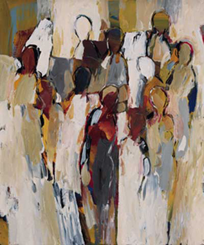Haslinger, Karin R. - Kunstdruck - Begegnung II, 1998
