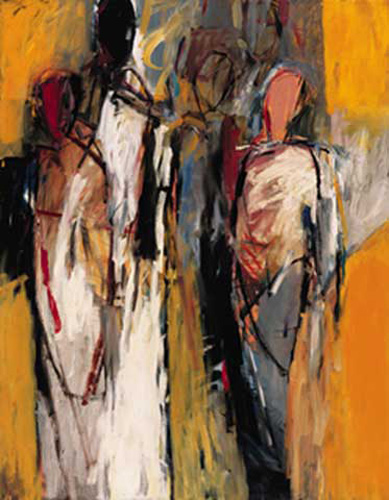 Haslinger, Karin R. - Kunstdruck - Ins Licht, 1994