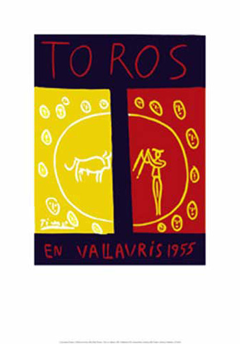 Picasso, Pablo - Kunstdruck - Toros En Vallauris, 1955