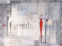 Neumark, Joram - Kunstdruck - Squares Of The City II (Grey)