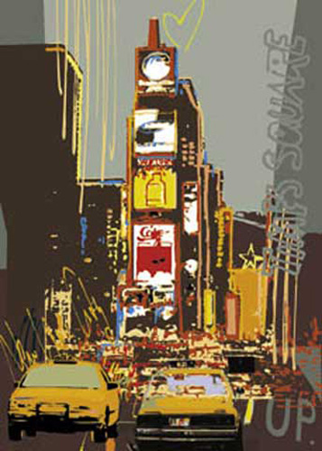 Neer, Rod - Kunstdruck - Times Square