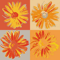 Neer, Rod - Kunstdruck - Pop Blumen II