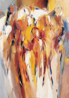 Haslinger, Karin R. - Kunstdruck - Erwartung