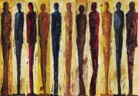 Fritsch, Andreas - Kunstdruck - Crowd Eleven I