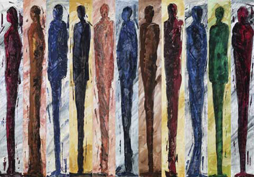 Fritsch, Andreas - Kunstdruck - Crowd Eleven II