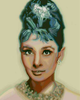 Opitz, Werner - Kunstdruck - Hepburn