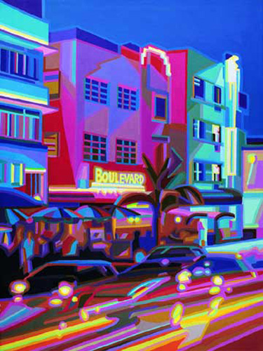 Opitz, Werner - Kunstdruck - Miami Beach