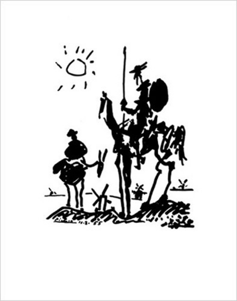 Picasso, Pablo - Kunstdruck - Don Quixote