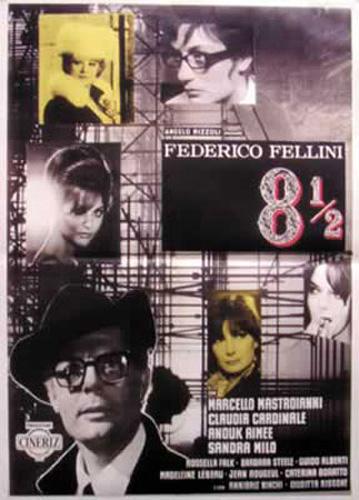 8 1/2 - Poster - Federico Fellini