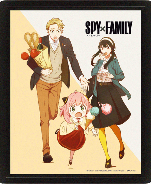 Spy X Family - 3D Poster A4 - Cool vs. Family