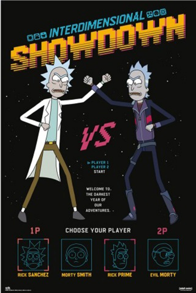 Rick & Morty - Poster - Interdimensiol Showdown