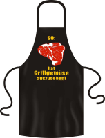 Grillgemüse BBQ Grill - Grillschürze -...