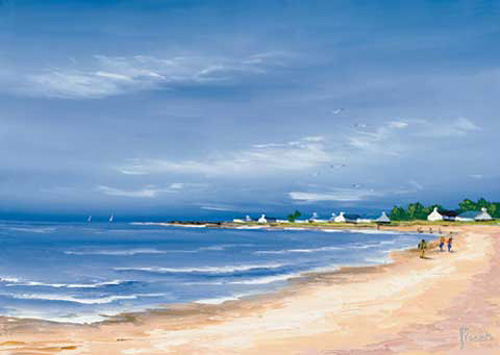 Flanet, Frédéric - Kunstdruck - Promenade sur la baie