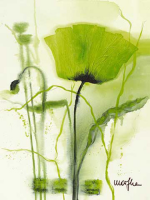 Marthe - Kunstdruck - Coquelicot vert II