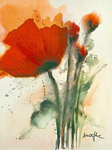 Marthe - Kunstdruck - Mohnblumenstrauß I