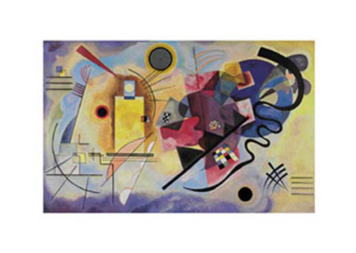 Kandinsky, Wassily - Kunstdruck - Gelb, Rot, Blau