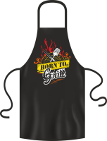 Grillen - Grillschürze - Born to grill