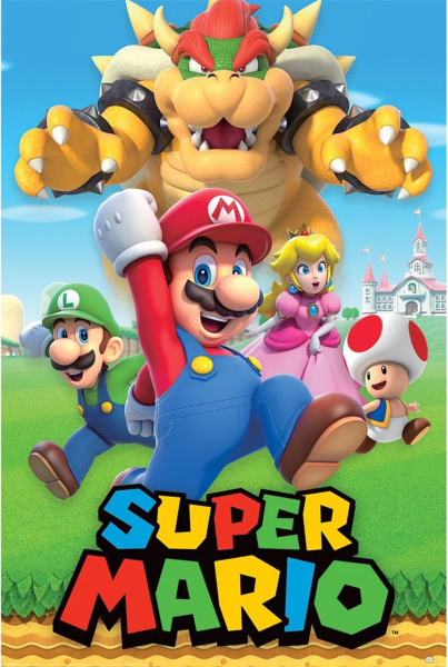 Super Mario - Poster - Character Montage