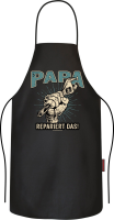 Papa - Grillschürze - repariert das - Schürze