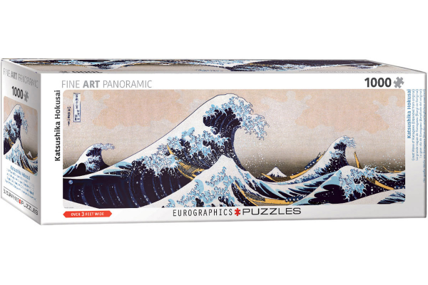 1000 Teile Panorama Puzzle Hokusai Die große Welle vor Kanagawa