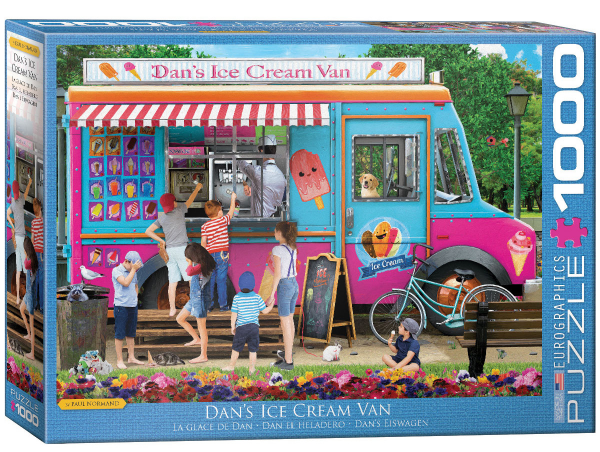 1000 Teile Puzzle Dans Eiskremwagen