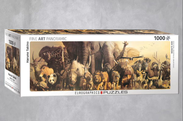 1000 Teile Panorama Puzzle Die Arche Noah von Haruo Takino