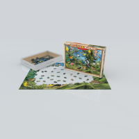 1000 Teile Puzzle Bunte Vogelwelt