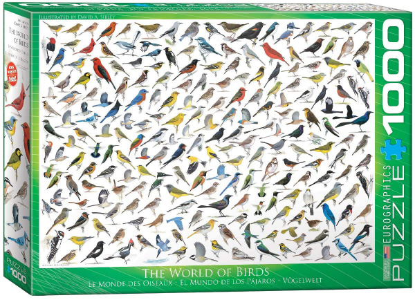 1000 Teile Puzzle Die Welt der Vögel