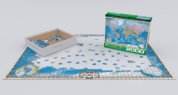 2000 Teile Puzzle Weltkarte Map of the World