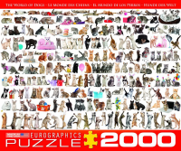 2000 Teile Puzzle Katzenwelt