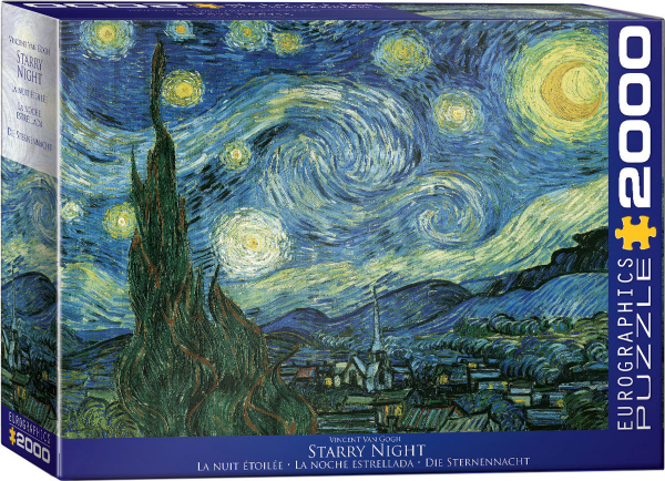 2000 Teile Puzzle Vincent van Gogh Sternennacht