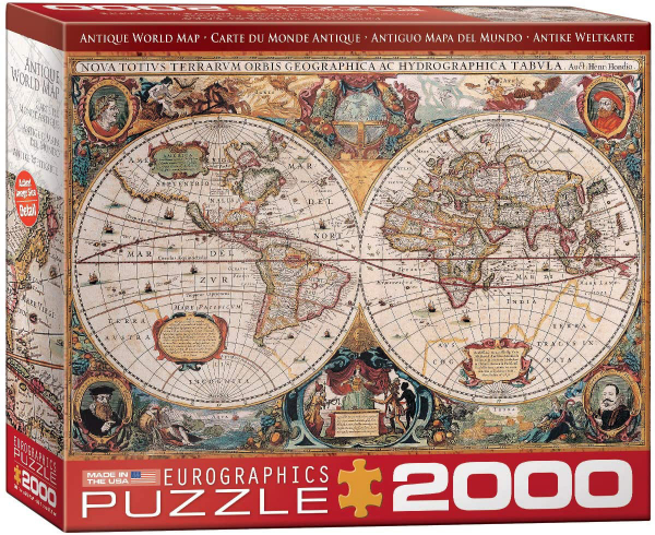 2000 Teile Puzzle Antike Weltkarte Orbis Geographica