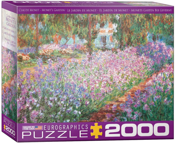 2000 Teile Puzzle Claude Monet Garten bei Giverny